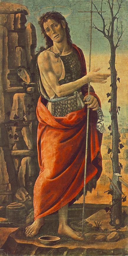 JACOPO del SELLAIO Saint John the Baptist sf